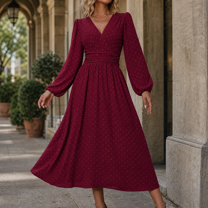 Arletta Ruched Waist Dress