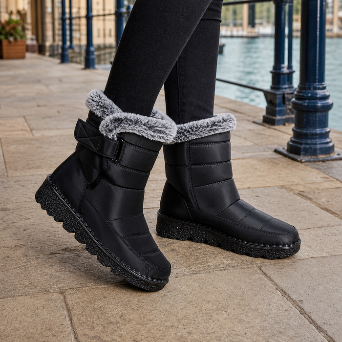 Giuliani Fur-Trim Boots