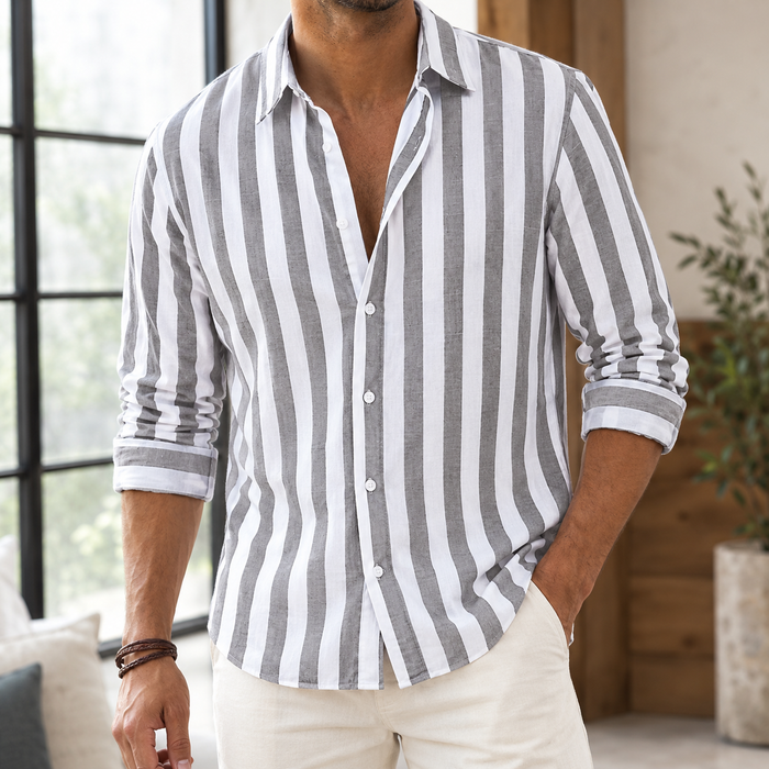 Arend Relaxed Stripe Shirt