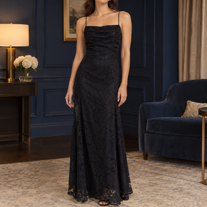 Leila Cowl Maxi Dress