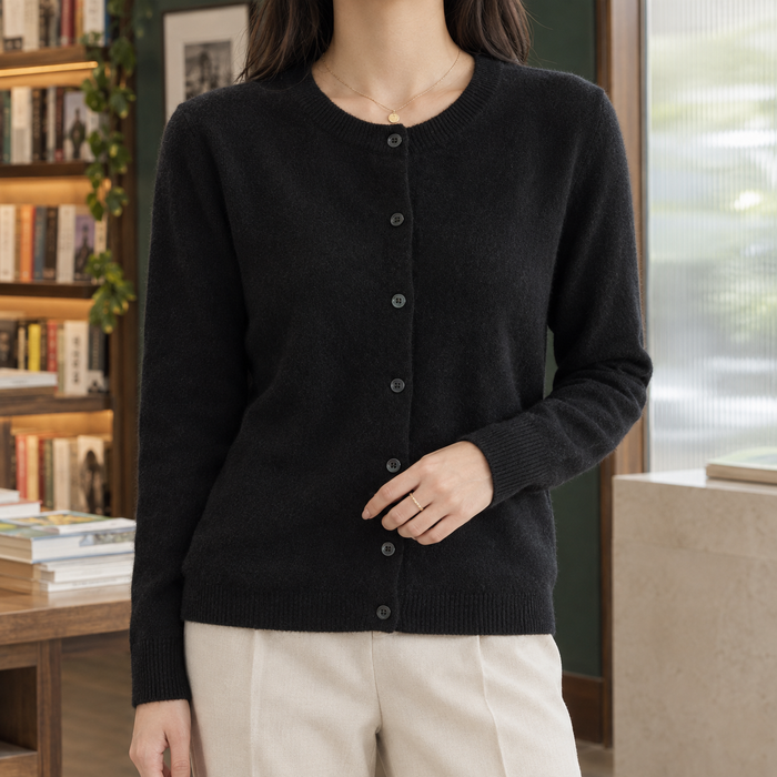Aubrey Button Front Cardigan