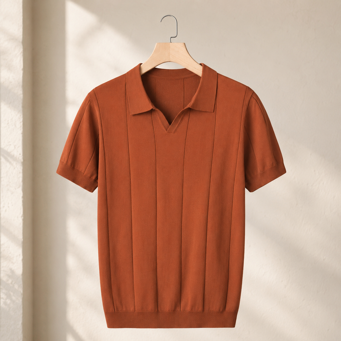 Rocco Open Collar Polo