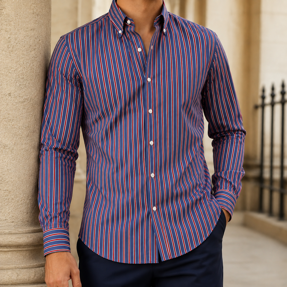 Arlo Striped Shirt - Yo-1