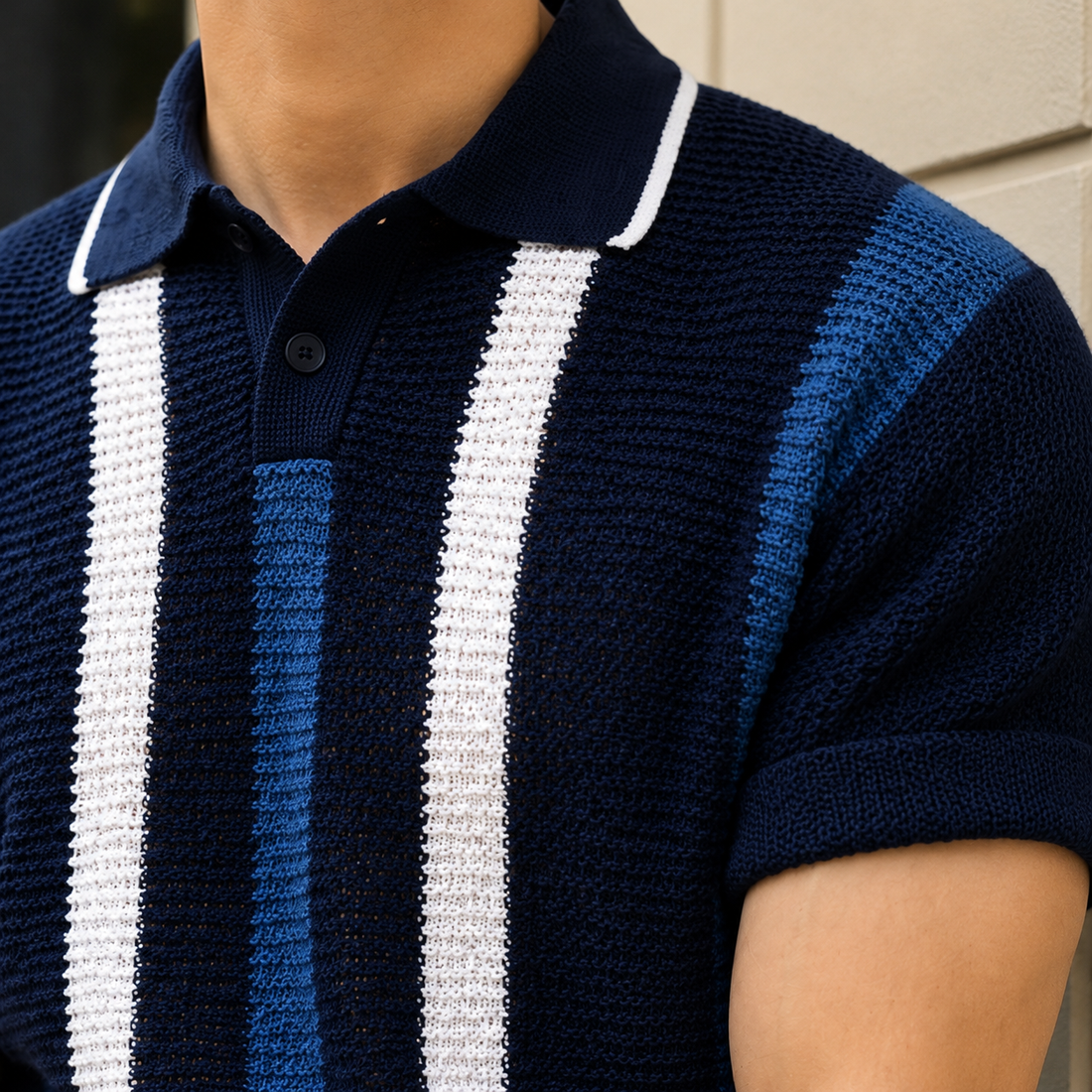 Rufus Striped Sweater - Lead Product Detail