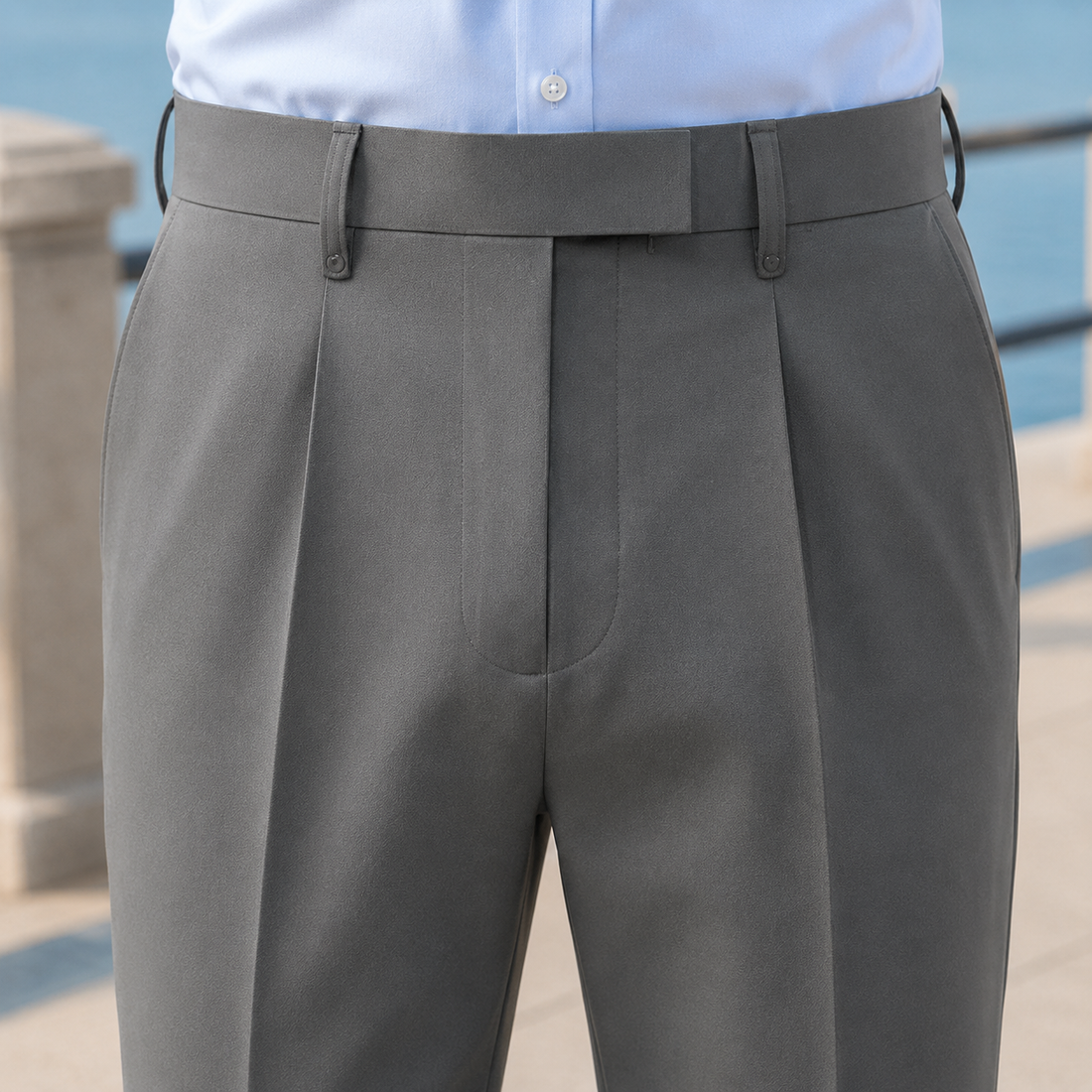 Damian Tailored Pants - Lead Product Detail