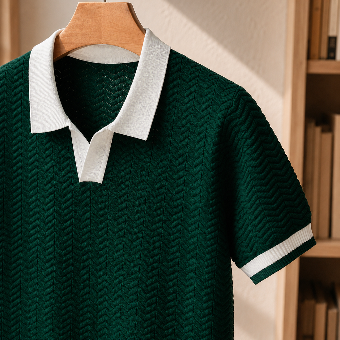 Leopold Textured Polo - Lead Product Detail