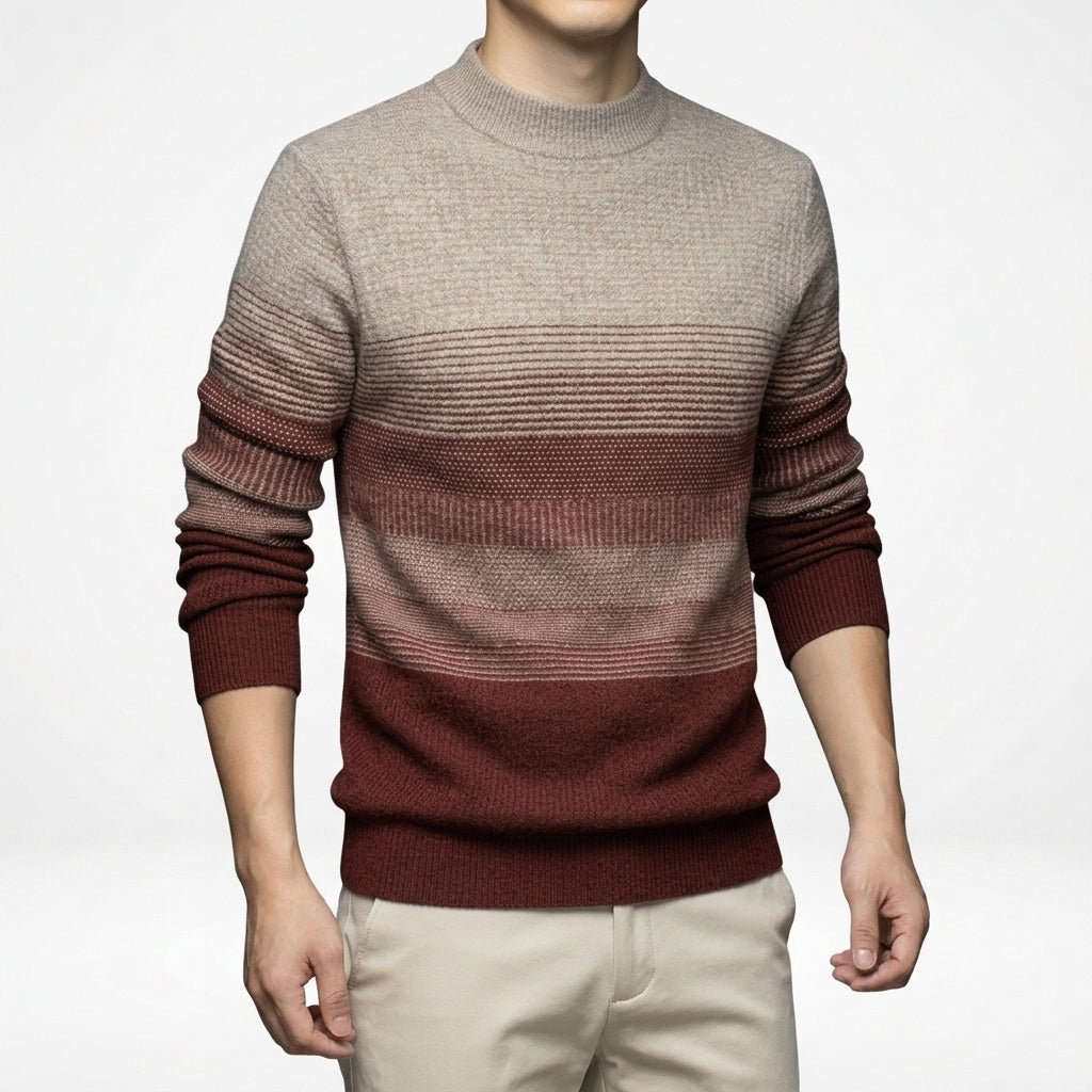 Lucian Gradient Sweater - Earl Red