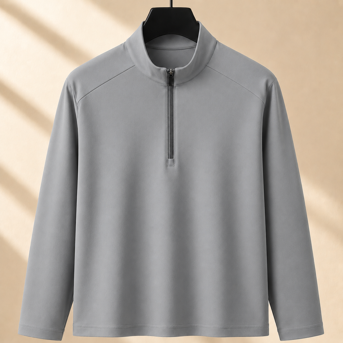 Xavier Quarter Zip Pullover - Gray
