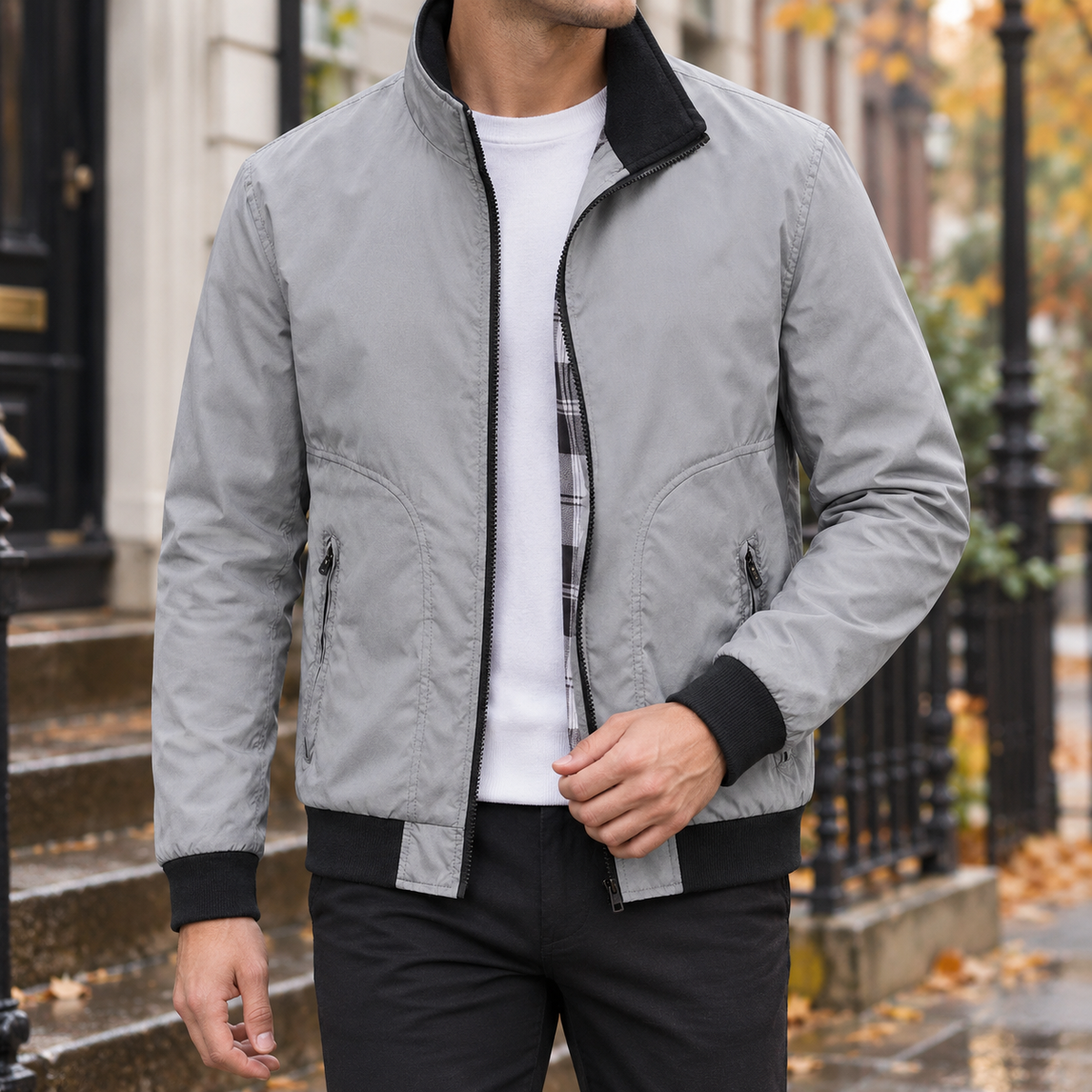 Solomon Harrington Jacket - Gray