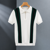 Francis Zip Polo - White