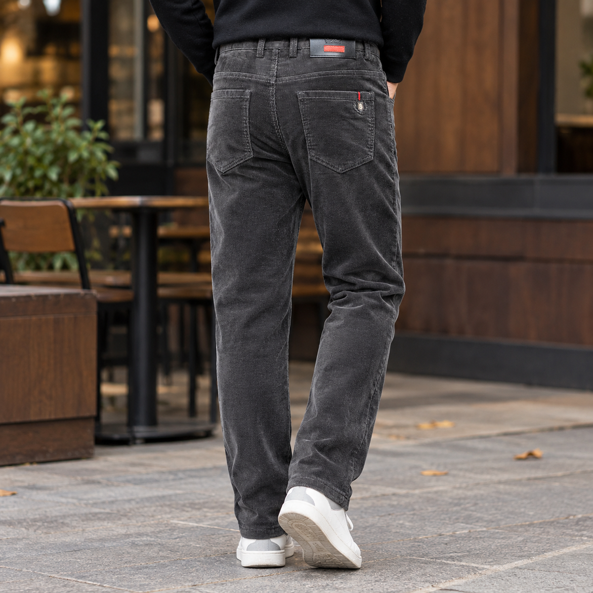Jay Straight Pants - Gray
