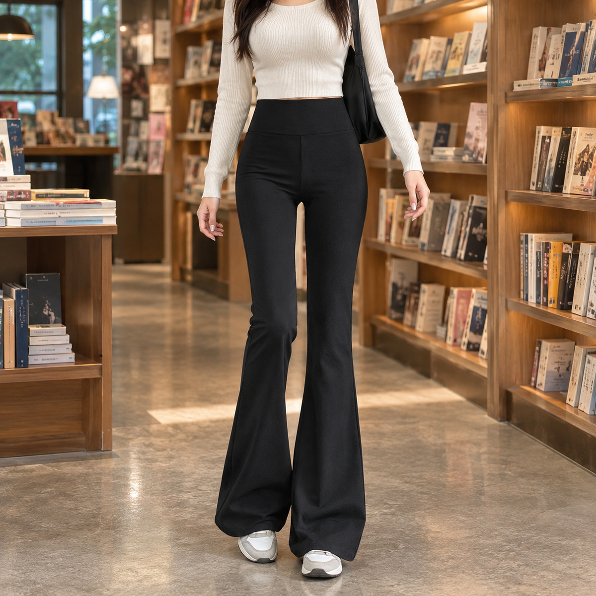 Claudia Flared Pants - Black