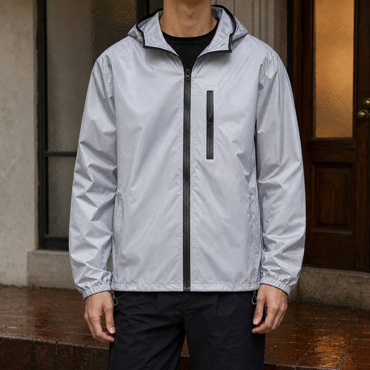 Freddie Reflective Jacket - Gray