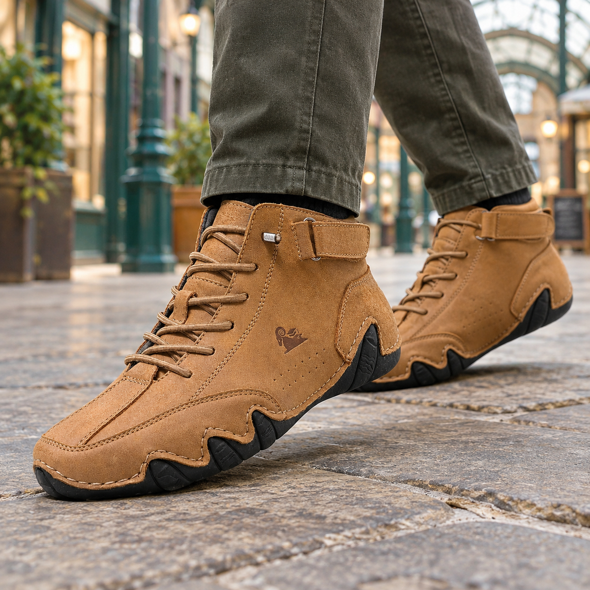 Terenzi High-Top Sneakers - Light Brown