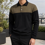 Julian Colorblock Sweater - Army Green