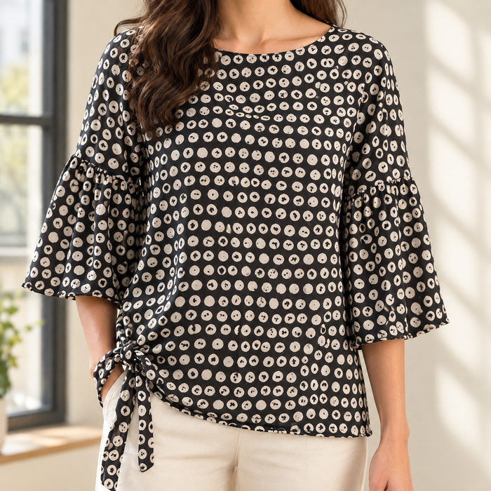 Benedetta Round Neck Top