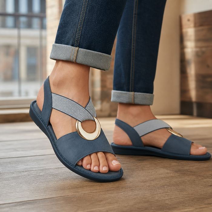 Grantham Ring Wedge Sandals