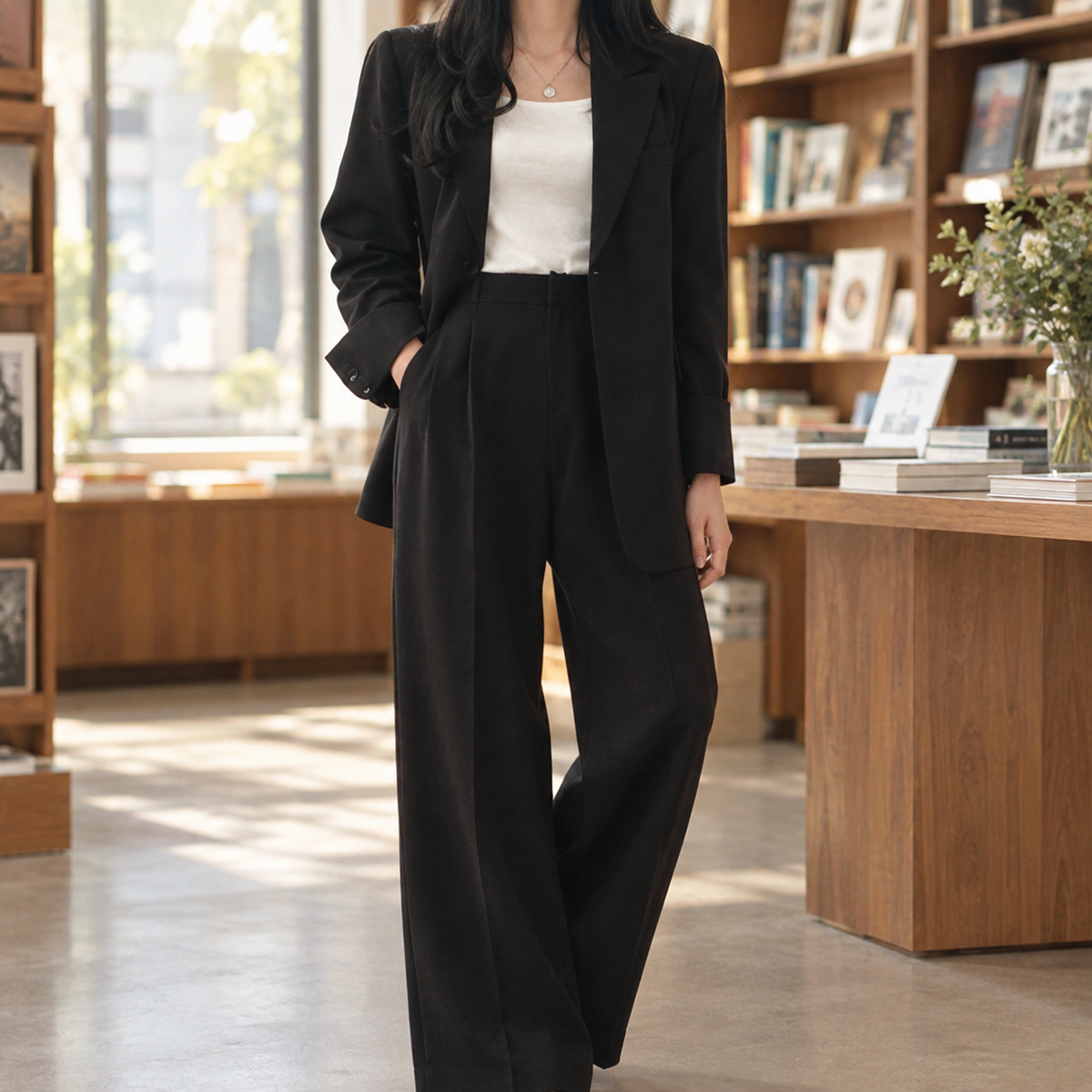 Ruby Tailored Suit - Black
