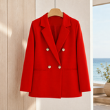 Sofia Tailored Blazer - Red