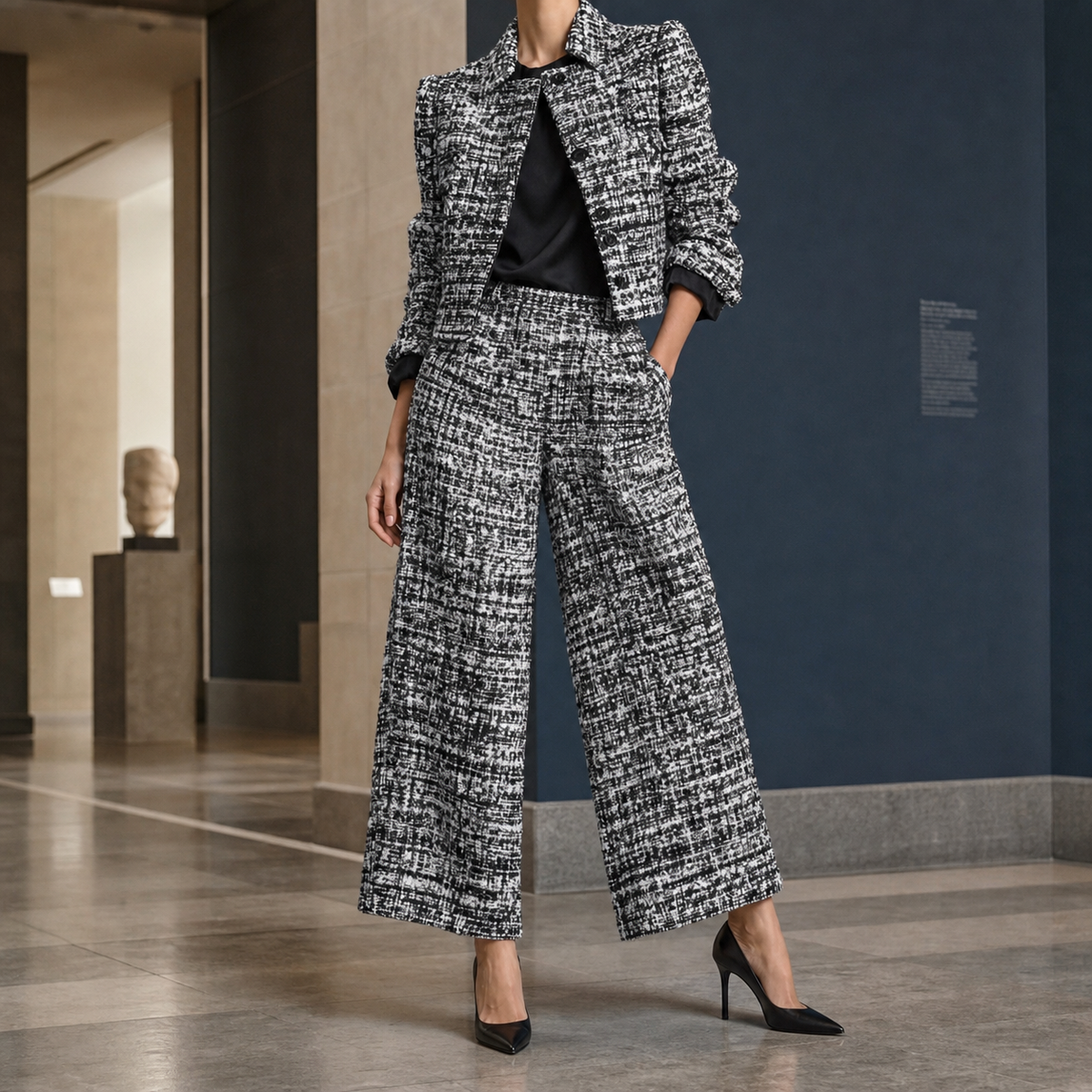 Sarah Tailored Set - Black