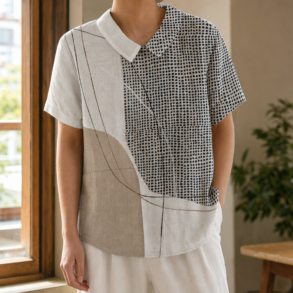 Ramsey Abstract Shirt - Multicolor