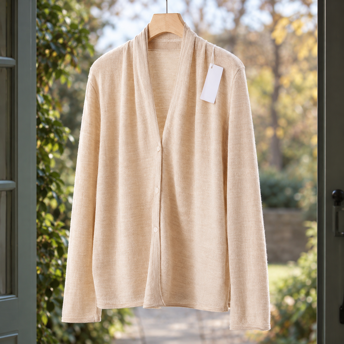 Emmeline Wool Cardigan - Beige