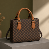 Taddei Monogram Handbag - Brown