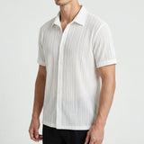 Caleb Camp Collar Shirt - White