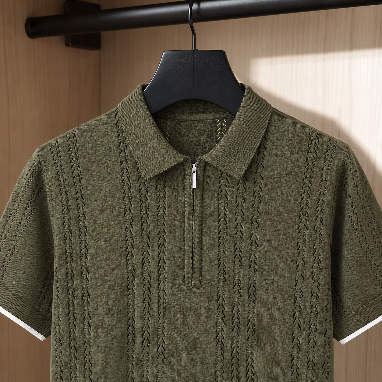 Felix Half-Zip Polo - Green