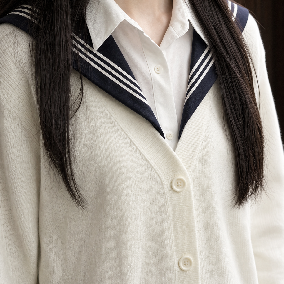 Erin V Neck Cardigan - Lead Product Detail