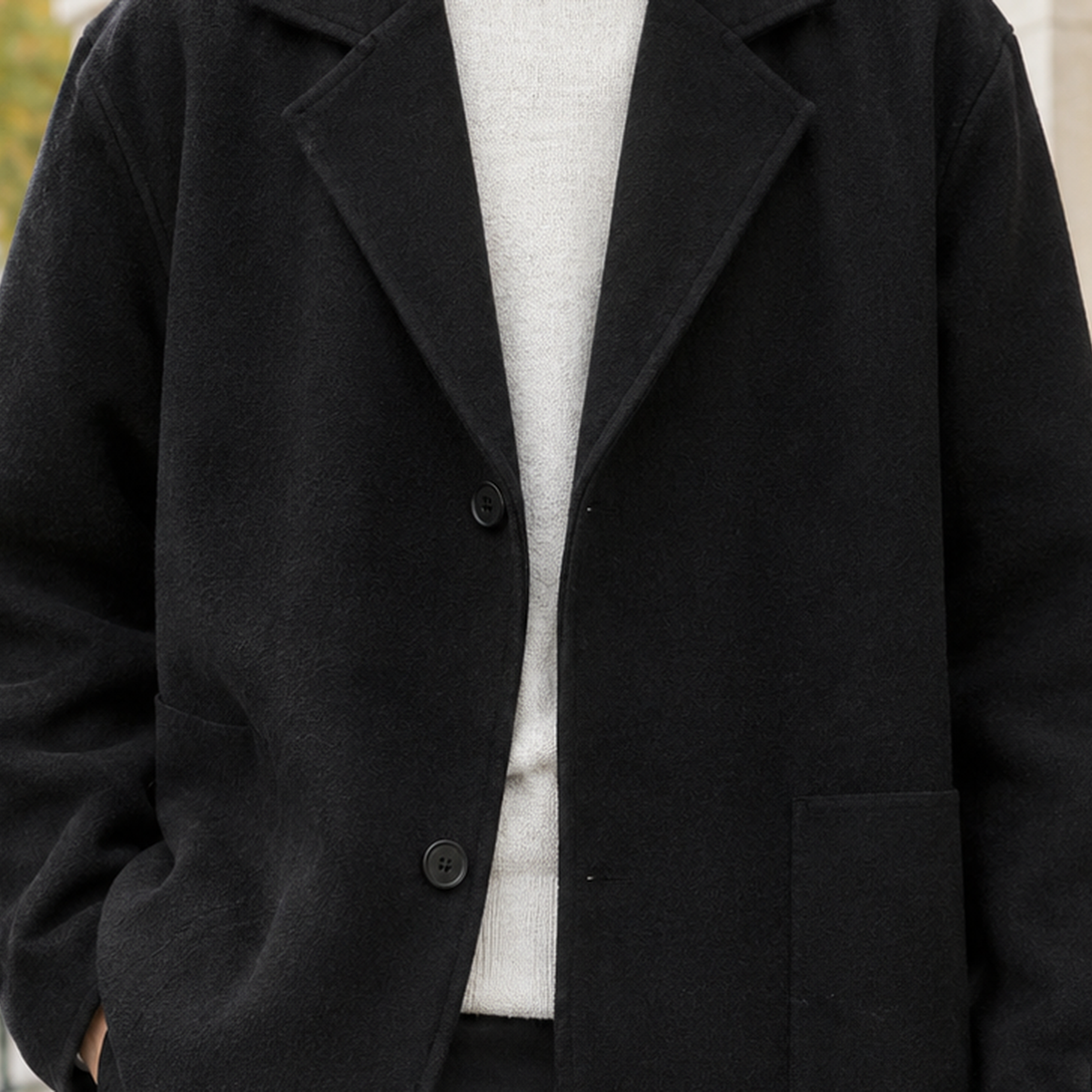 Alastair Relaxed Jacket - Lead Product Detail