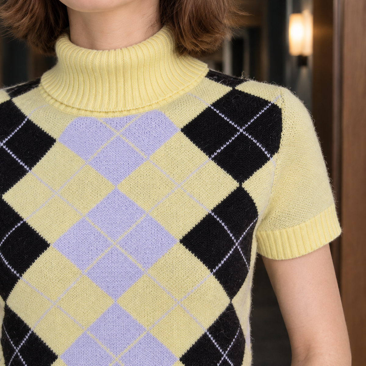 Briony Turtleneck Top - Lead Product Detail