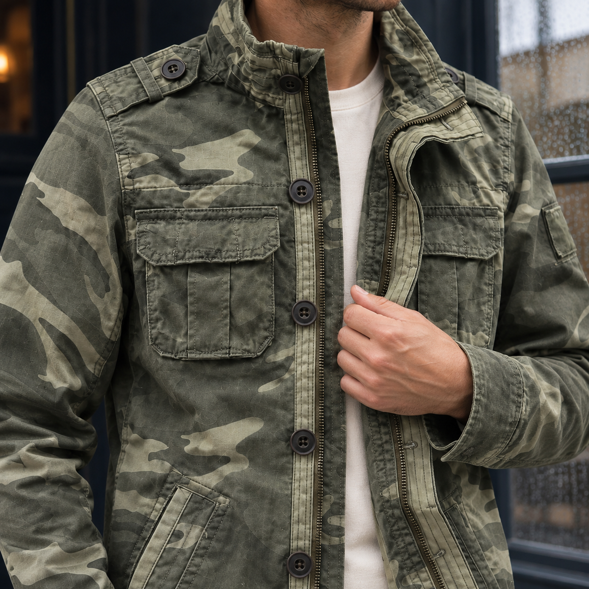 Joseph Utility Jacket - Lead Product Detail