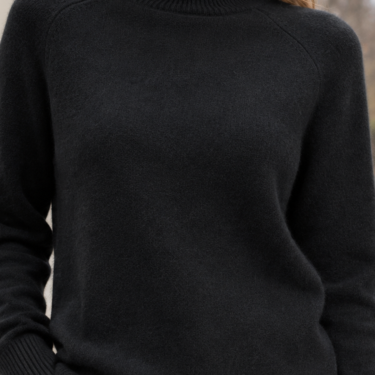Caroline Ribbed Turtleneck Sweater - Lead Product Detail