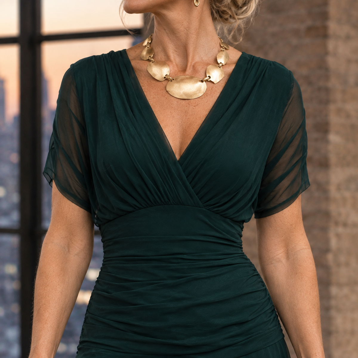 Anouk Draped Maxi Dress - Lead Product Detail