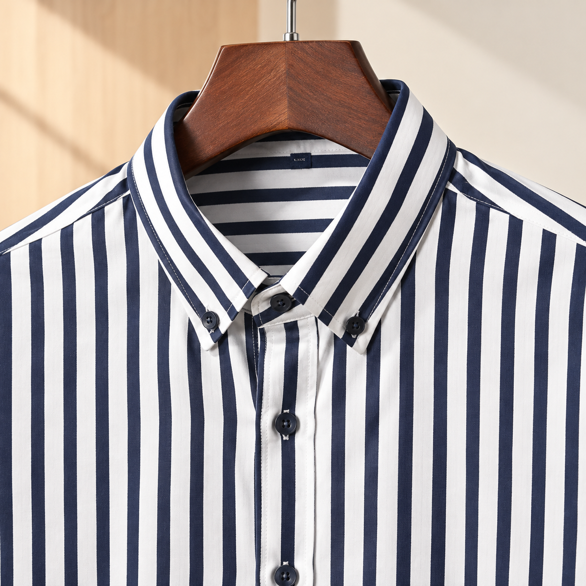 Elliot Striped Shirt - Lead Product Detail