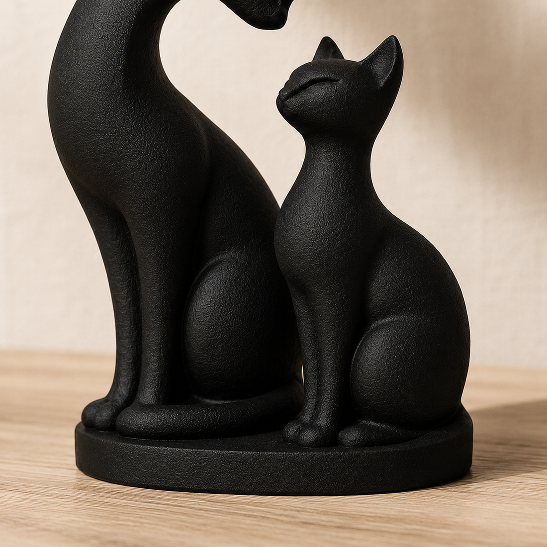 Fabian Modern Cat Sculpture - Lead Product Detail