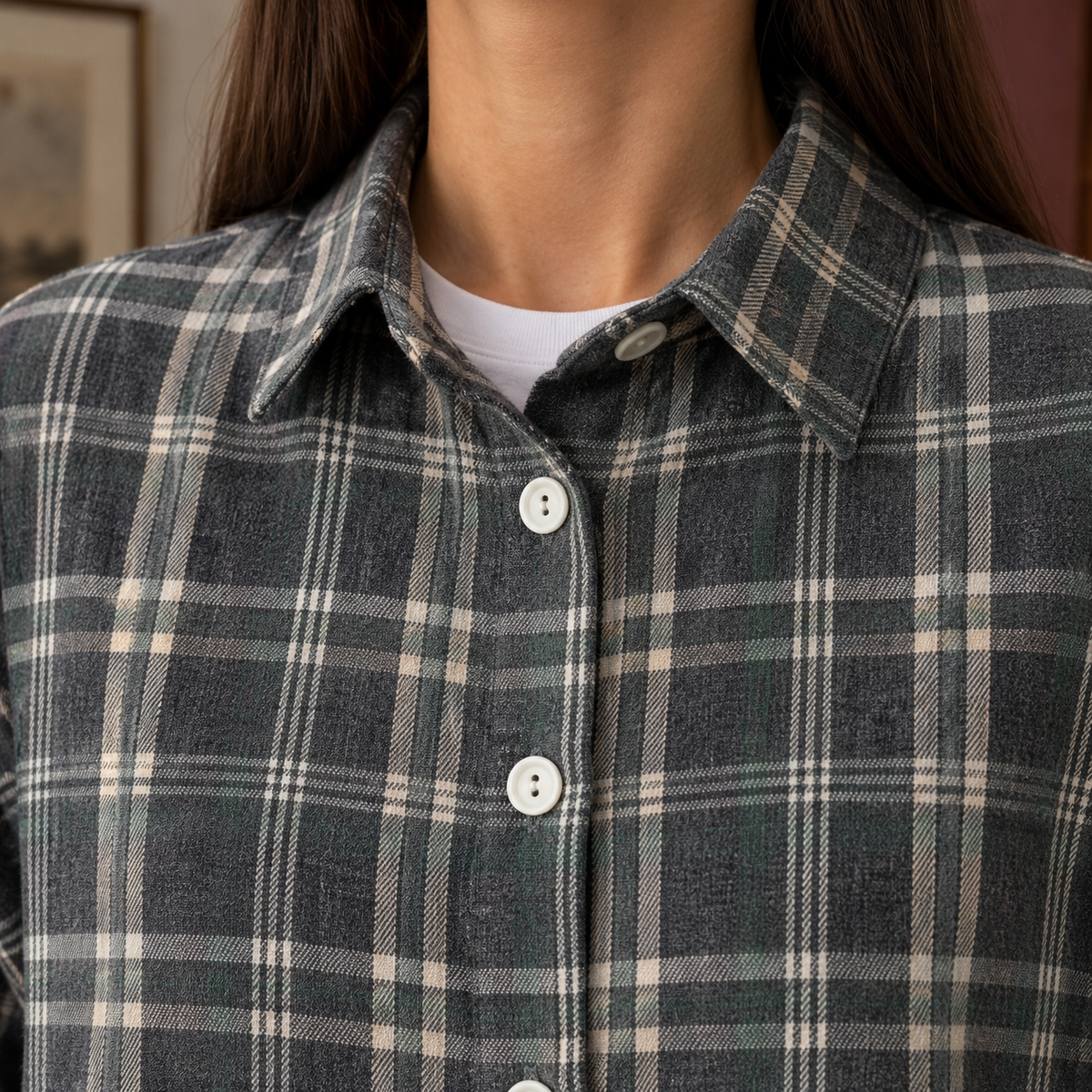 Fleur Relaxed Overshirt - Lead Product Detail
