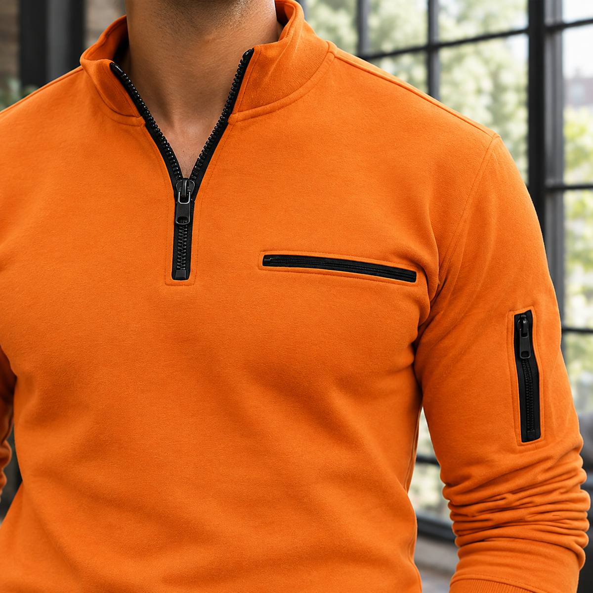Bartholomew Quarter Zip Top - Lead Product Detail
