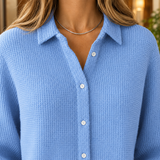 Olympia Collared Sweater - Lead Product Detail
