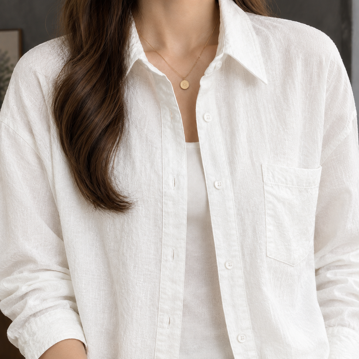 Cora Relaxed Shirt - Lead Product Detail