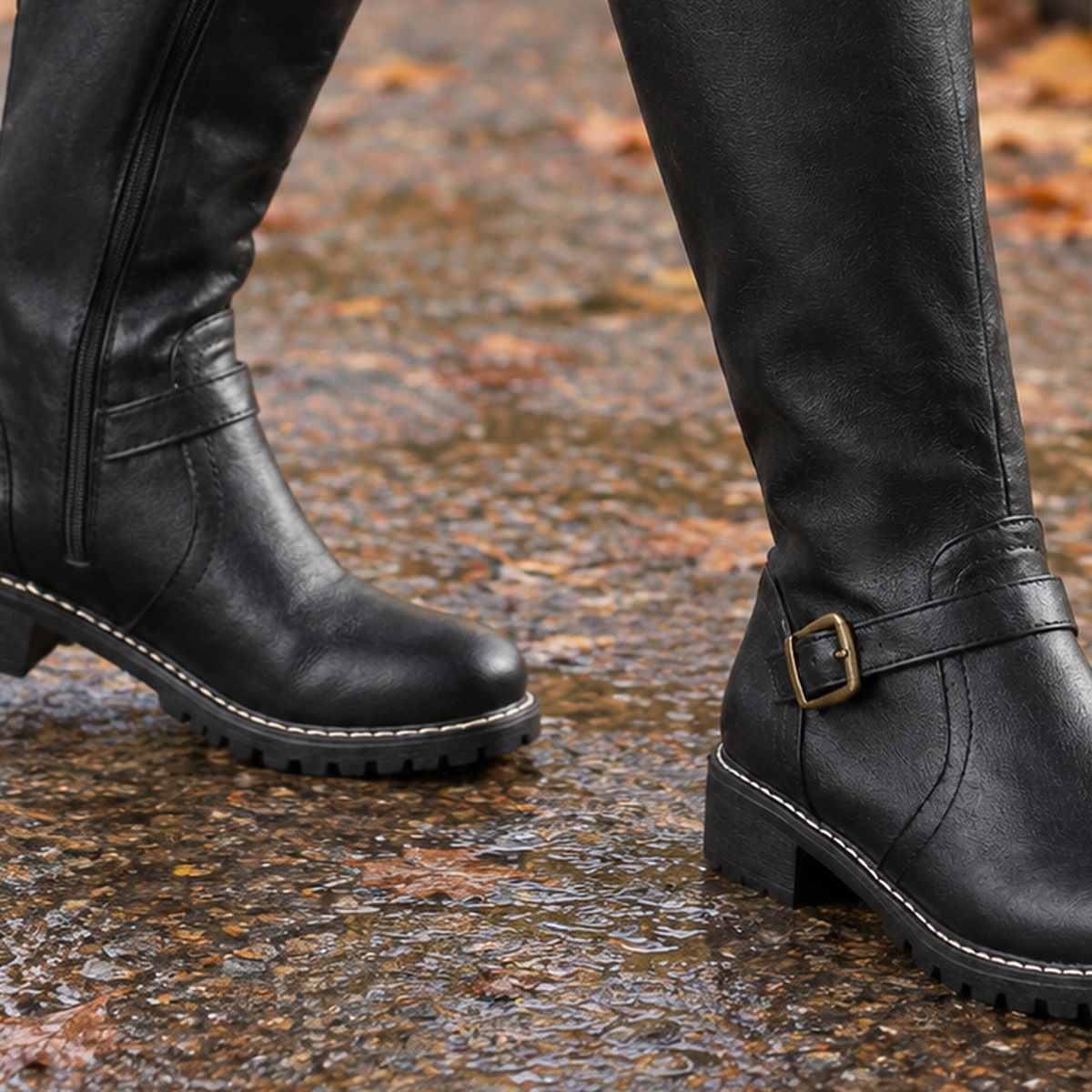 Bevilacqua Buckle Boots - Lead Product Detail