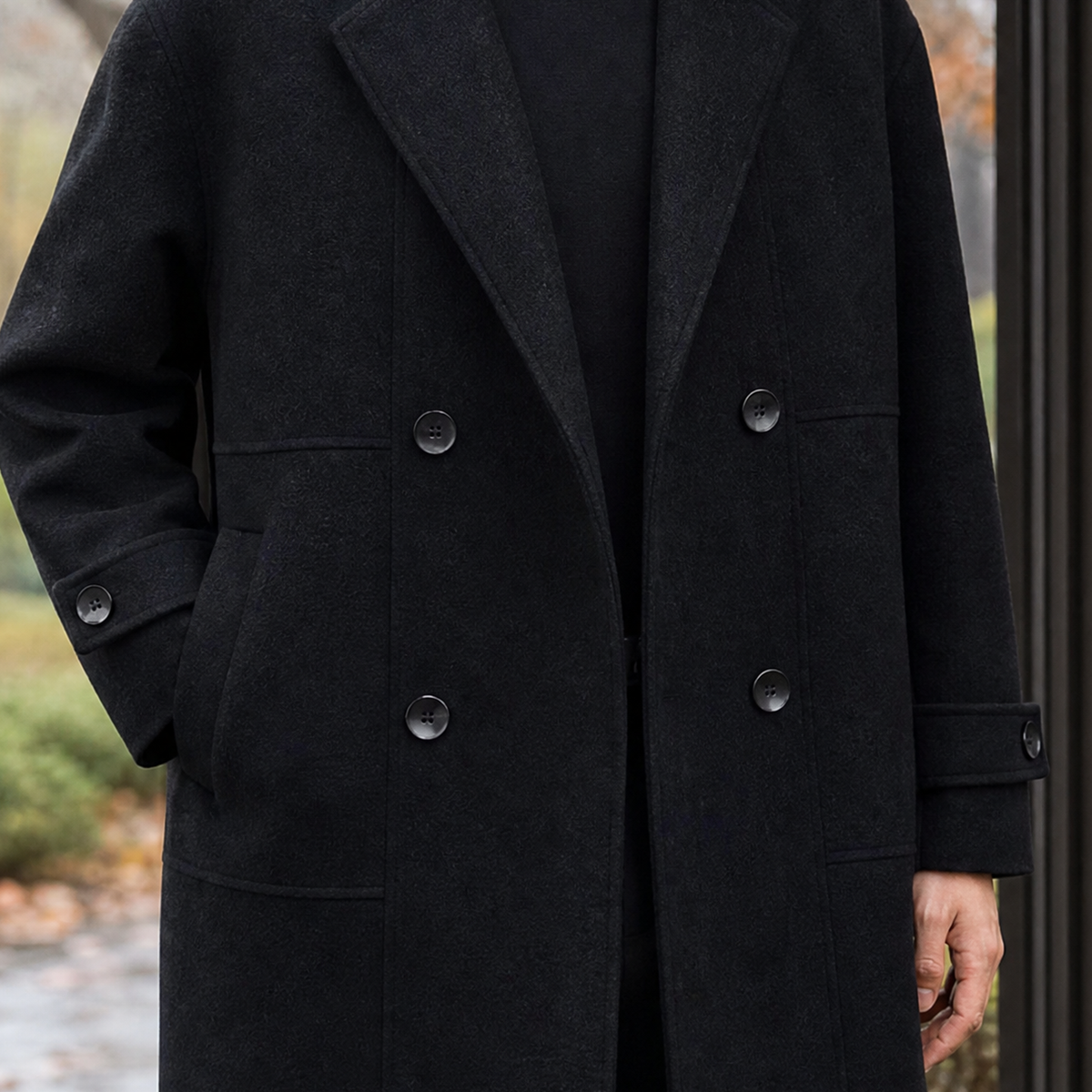 Martin Double Breasted Overcoat - Lead Product Detail