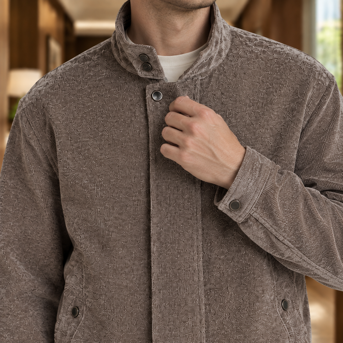 Romain Harrington Jacket - Lead Product Detail