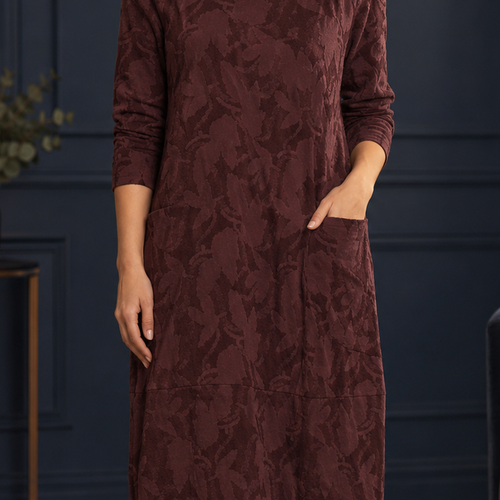 Aline Cocoon Midi Dress - Lead Product Detail