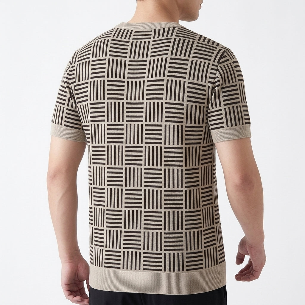 Wyatt Knit Tee - Lead Alternate View