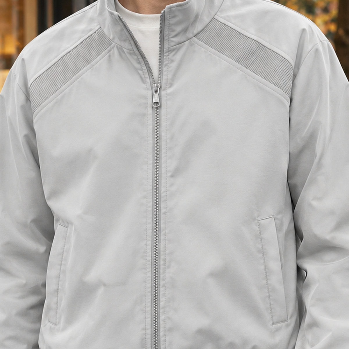 Orion Stand Collar Jacket - Lead Product Detail