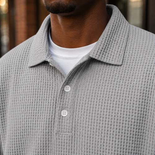 Alec Waffle Polo - Lead Product Detail