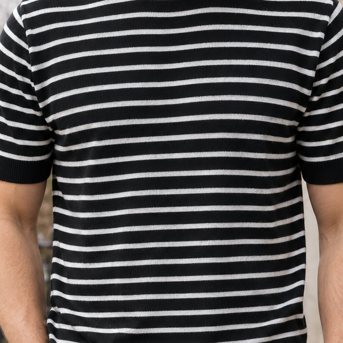 Marcus Striped Sweater - Lead Product Detail
