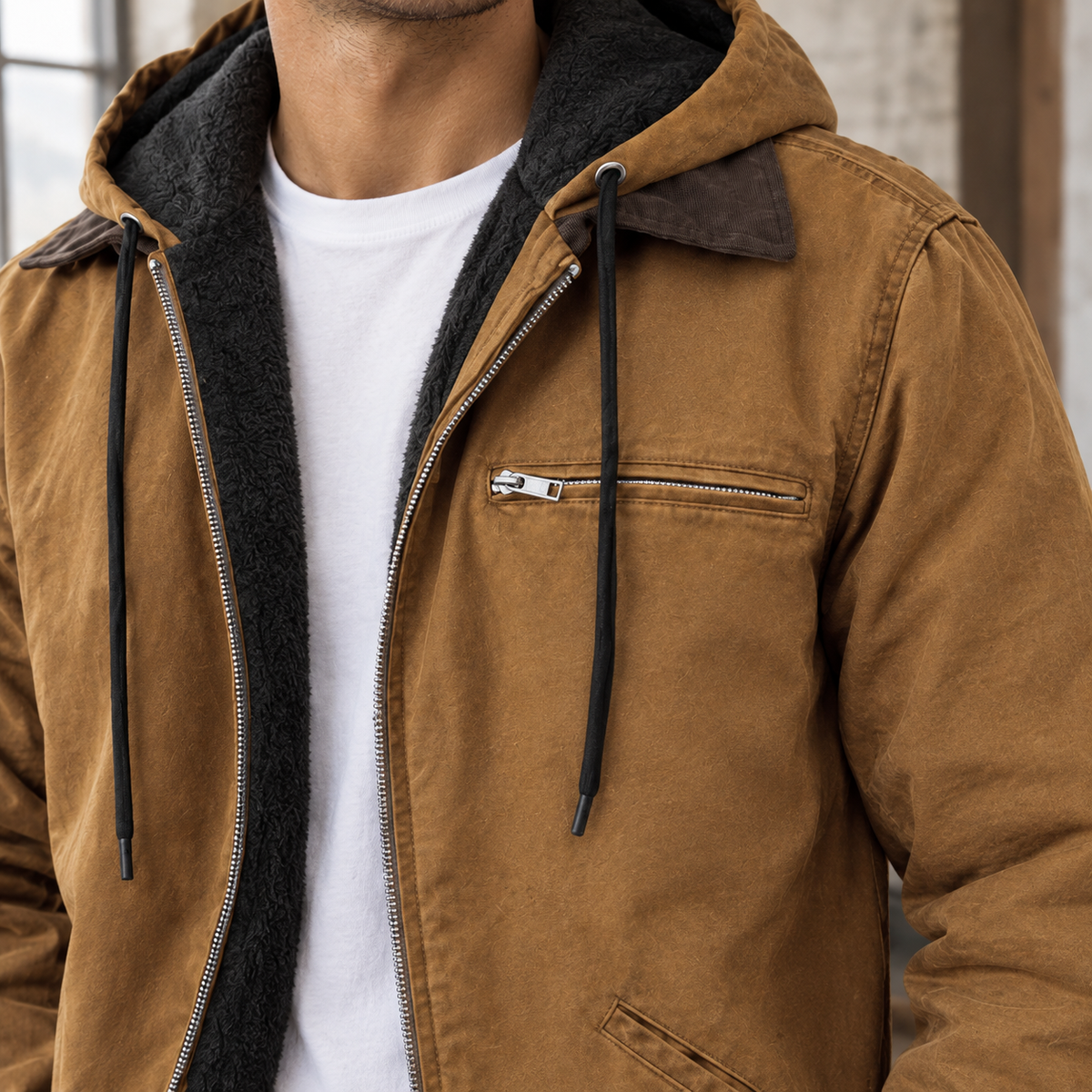 Ludovic Hooded Jacket - Lead Product Detail
